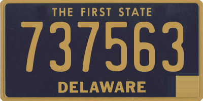 DE license plate 737563