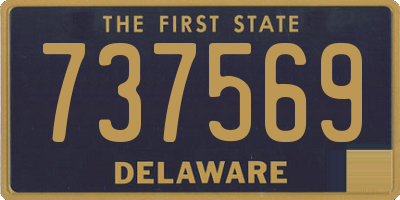DE license plate 737569