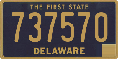 DE license plate 737570