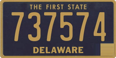 DE license plate 737574