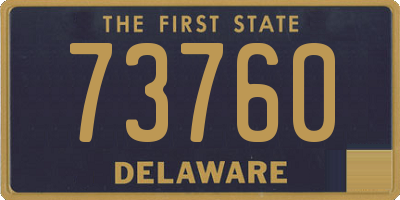 DE license plate 73760