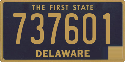 DE license plate 737601