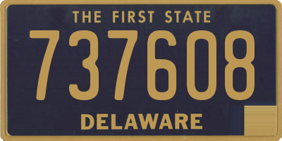 DE license plate 737608