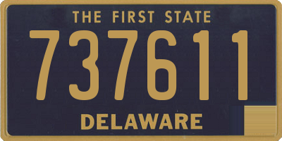 DE license plate 737611
