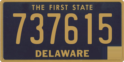 DE license plate 737615