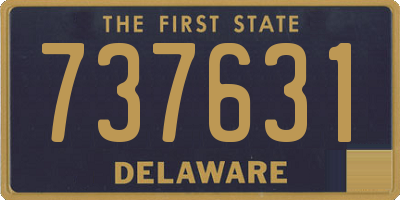 DE license plate 737631