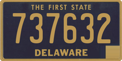 DE license plate 737632