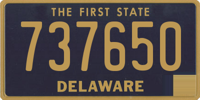 DE license plate 737650