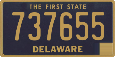 DE license plate 737655