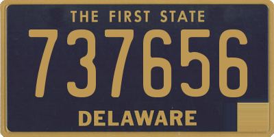 DE license plate 737656