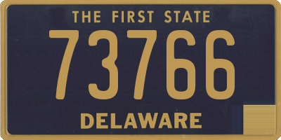 DE license plate 73766