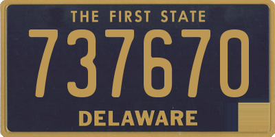 DE license plate 737670