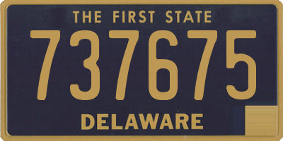 DE license plate 737675