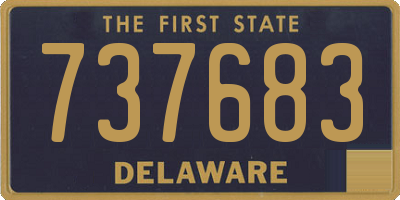 DE license plate 737683