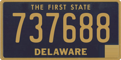 DE license plate 737688