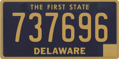 DE license plate 737696