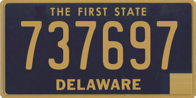 DE license plate 737697