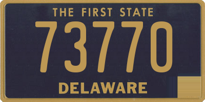 DE license plate 73770