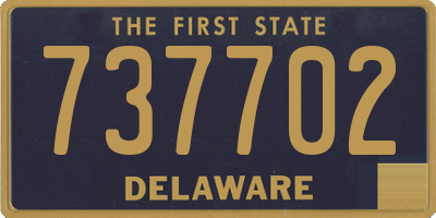 DE license plate 737702