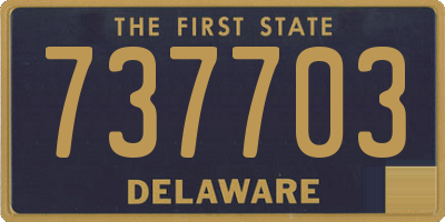 DE license plate 737703