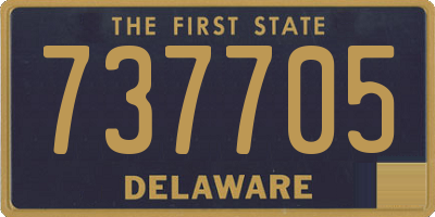 DE license plate 737705