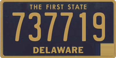 DE license plate 737719