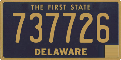 DE license plate 737726