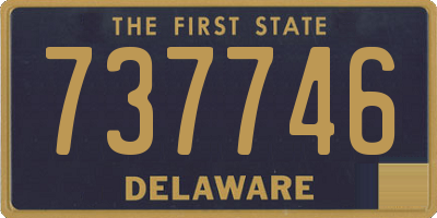 DE license plate 737746