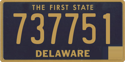 DE license plate 737751
