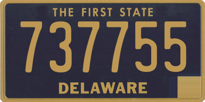 DE license plate 737755