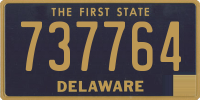 DE license plate 737764