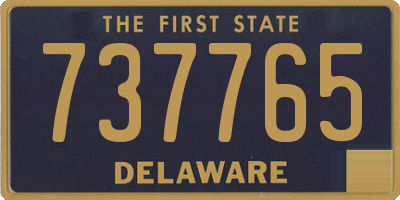 DE license plate 737765