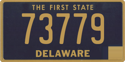 DE license plate 73779