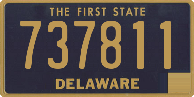 DE license plate 737811