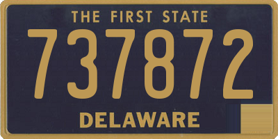 DE license plate 737872