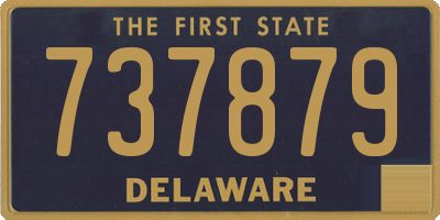 DE license plate 737879