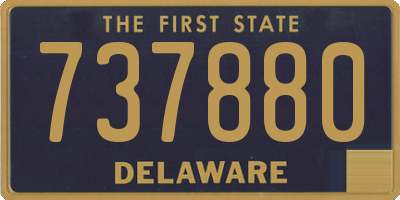 DE license plate 737880