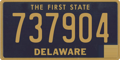 DE license plate 737904