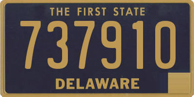 DE license plate 737910