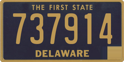 DE license plate 737914