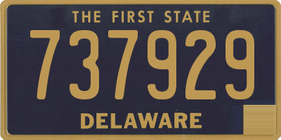 DE license plate 737929