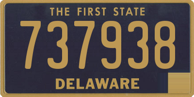 DE license plate 737938