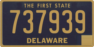 DE license plate 737939