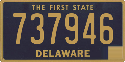 DE license plate 737946