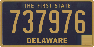 DE license plate 737976