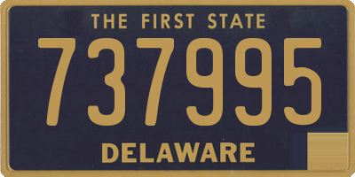 DE license plate 737995