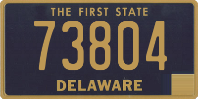 DE license plate 73804