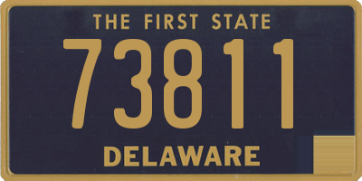 DE license plate 73811