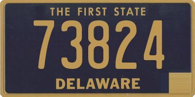 DE license plate 73824