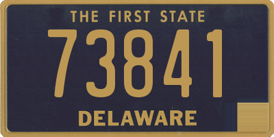 DE license plate 73841